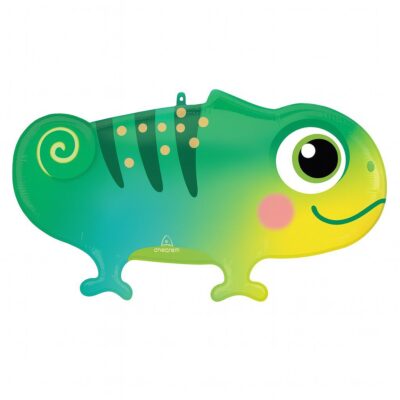 chamaeleon 55x33cm ballon partydeko ballonwerk