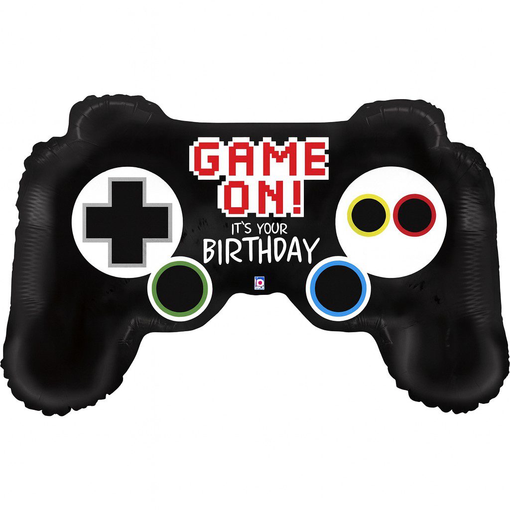 controller game on its your birthday 81cm gaming deko ballonwerk controller game on its your birthday 81cm gaming deko ballonwerk