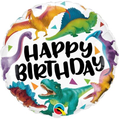 dinosaurier happy birthday 46cm ballon partydeko ballonwerk