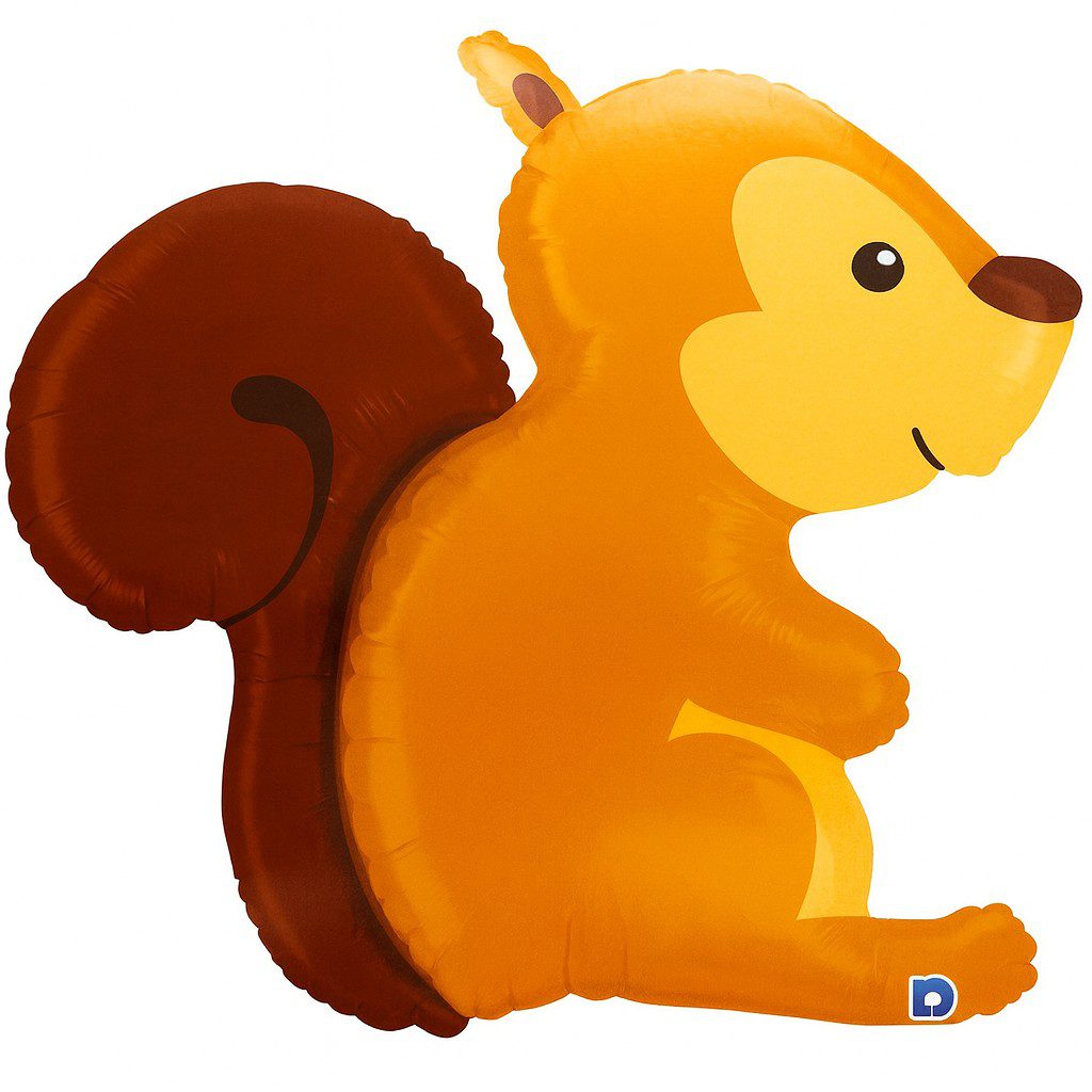 eichhoernchen ballon 74cm partydeko ballonwerk
