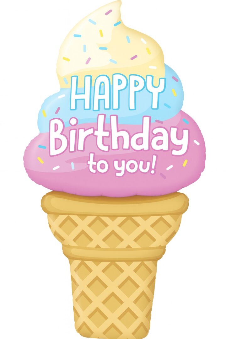 eistuete happy birthday 157cm geburtstagsdeko partydeko ballonwerk eistuete happy birthday 157cm geburtstagsdeko partydeko ballonwerk