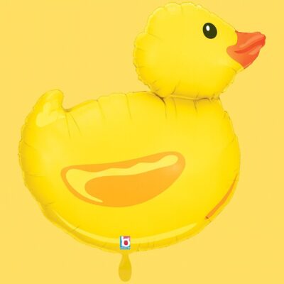 ente ballon 61cm lustige partydeko geburtstag ballonwerk