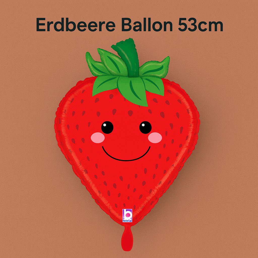 erdbeere ballon 53cm partydekoration fruchtballon ballonwerk erdbeere ballon 53cm partydekoration fruchtballon ballonwerk