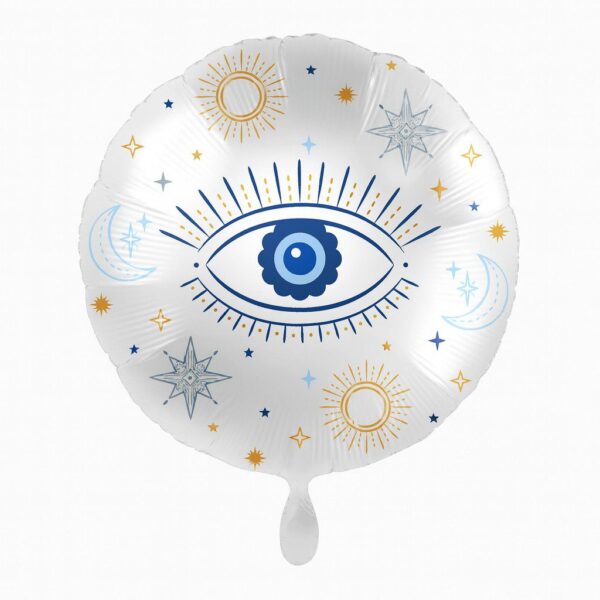 evil eye heaven ballon 43cm partydeko ballonwerk