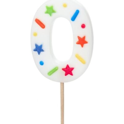 geburtstagszahlen kerzen 0 9 mit konfetti 55cm tortendeko ballonwerk