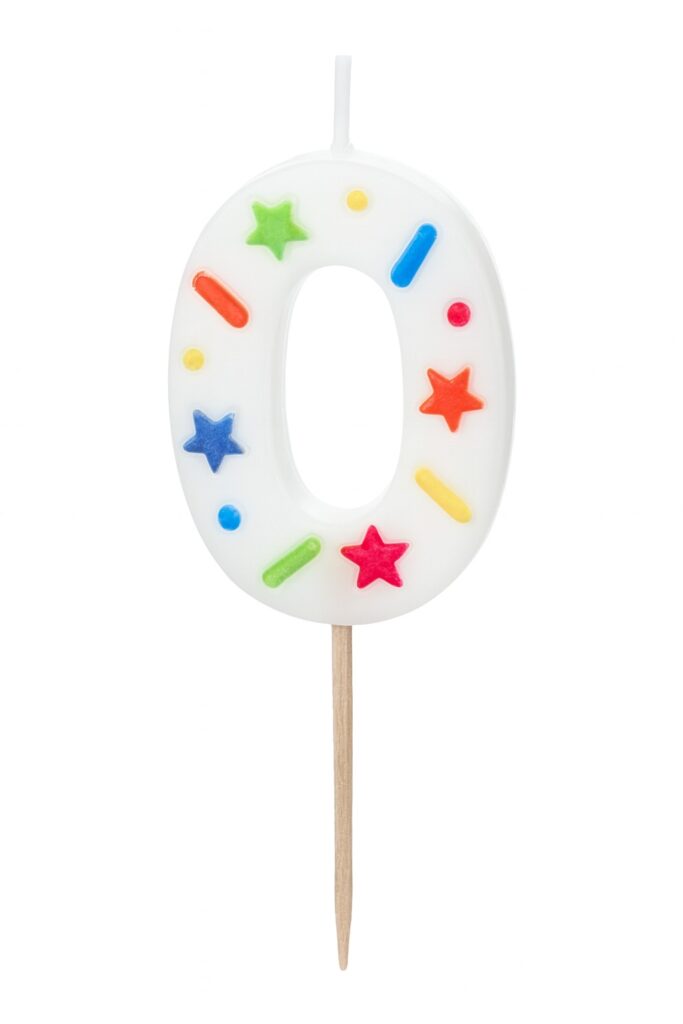 geburtstagszahlen kerzen 0 9 mit konfetti 55cm tortendeko ballonwerk