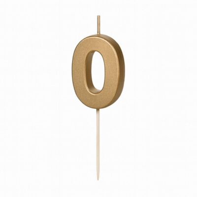 geburtstagszahlen kerzen goldfarben 0 9 55cm partydekoration
