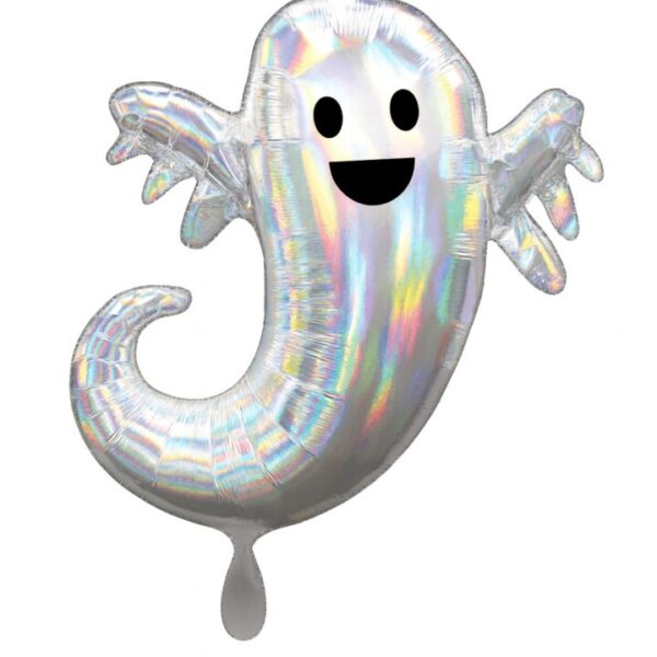 geist holografisch 71cm halloween deko ballonwerk