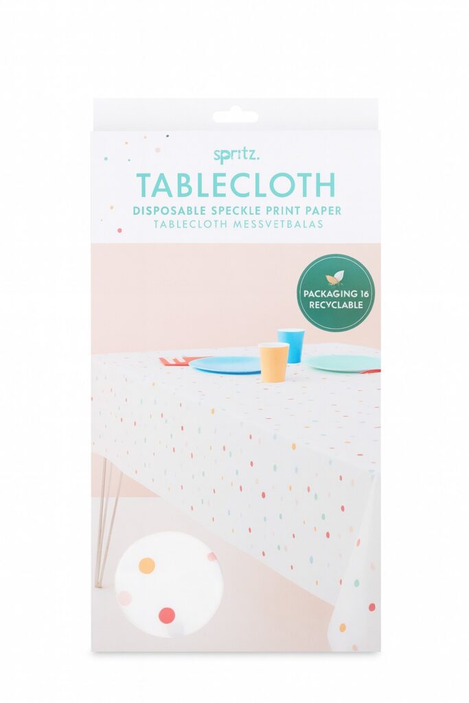 gepunktete tischdecke 210x130cm ballonwerk