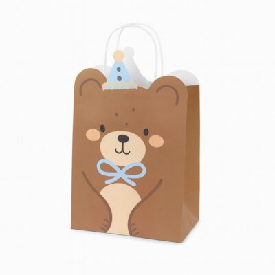 geschenktasche teddybaer 18x29x10 5cm geschenkverpackung ballonwerk