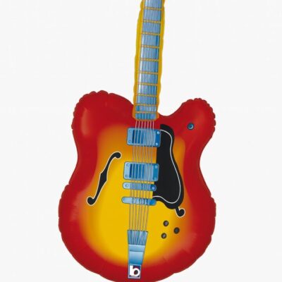 gitarre ballon 89cm partydeko ballonwerk