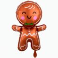gluecklicher lebkuchenmann 78cm festliche deko ballonwerk