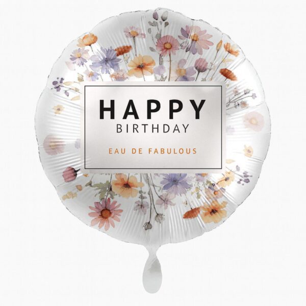 happy birthday eau de fabulous ballon geburtstagsdeko