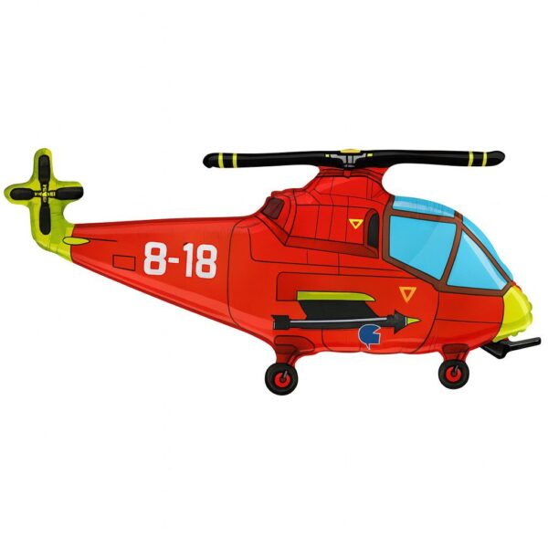 helikopter 102cm partyballon ballonwerk