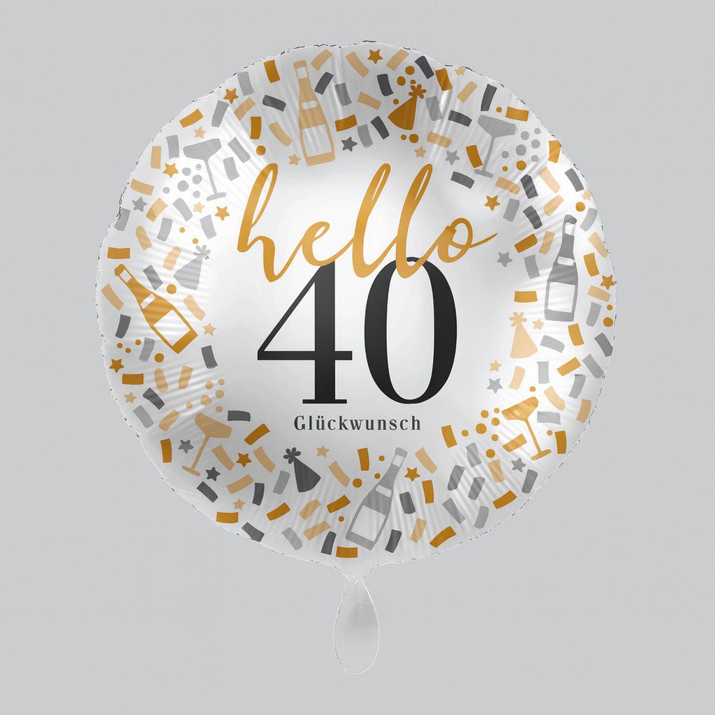 hello 40 glueckwunsch 43cm ballon ballonwerk
