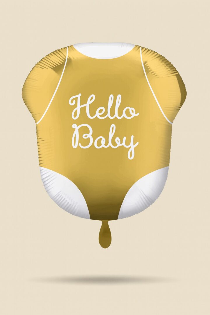 hello baby strampler 60cm deko ballons feier ballonwerk hello baby strampler 60cm deko ballons feier ballonwerk