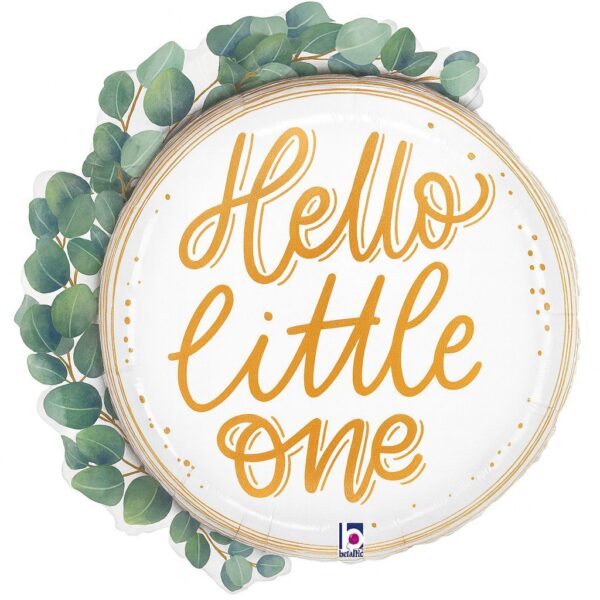 hello little one 66cm geburtstagsdeko partydekoration ballonwerk