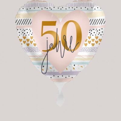 herzballon 50 jahre 43cm ballonwerk