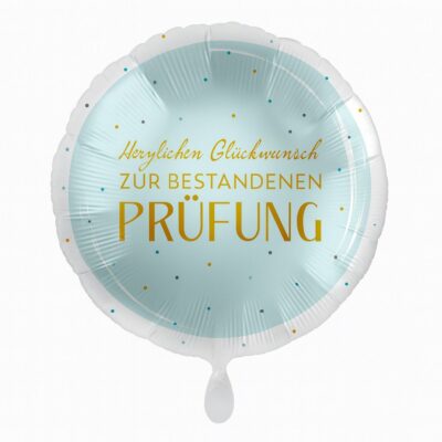 herzlichen glueckwunsch zur bestandenen pruefung ballon 43cm ballonwerk