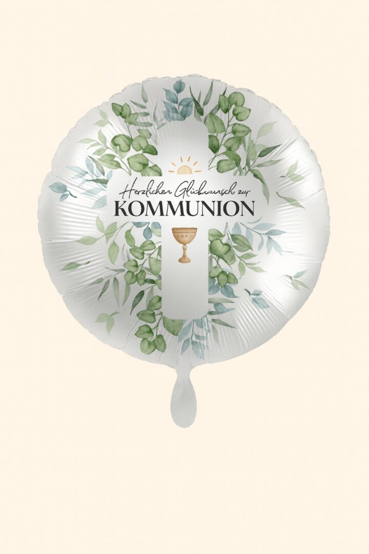 herzlichen glueckwunsch zur kommunion ballon 43cm ballonwerk herzlichen glueckwunsch zur kommunion ballon 43cm ballonwerk