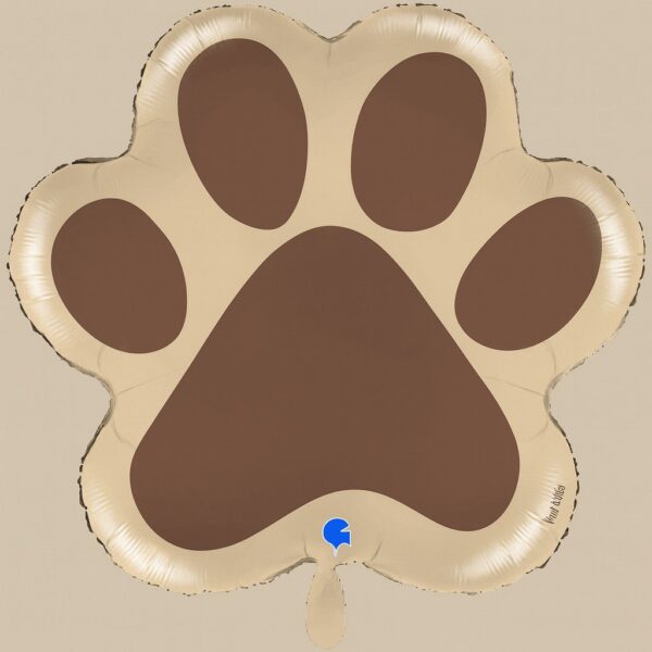 hundepfote partydekoration 61cm ballonwerk
