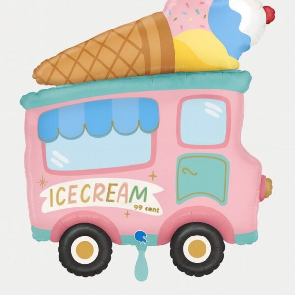 ice cream truck ballon 74cm ballonwerk