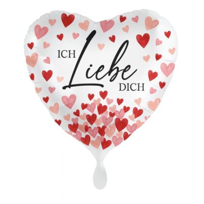 ich liebe dich ballon 43cm ballonwerk