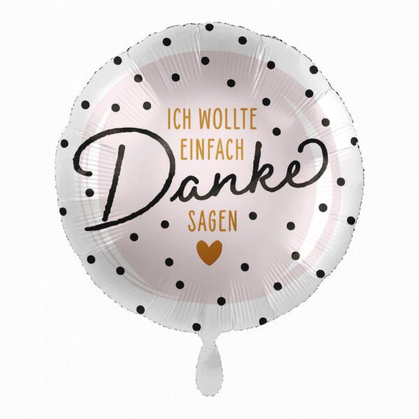ich wollte einfach danke sagen ballon 43cm deko ballonwerk