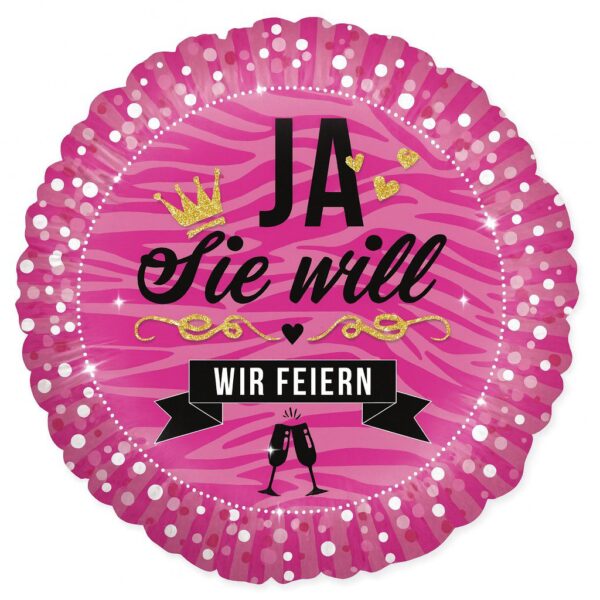 ja sie will ballon 46cm ballonwerk