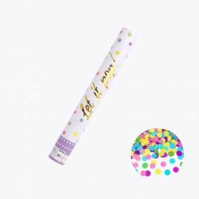 konfetti kanone buntes konfetti 40cm partyhighlight ballonwerk