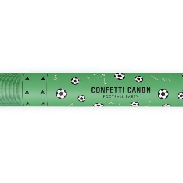 konfetti kanone fussball 40cm party highlight ballonwerk