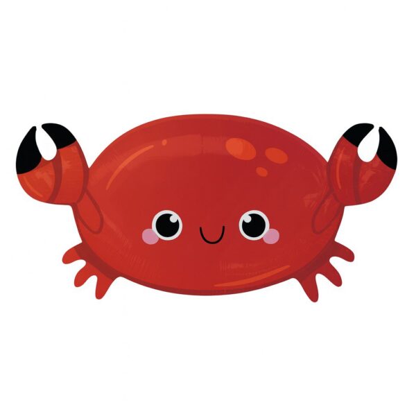 krabbe 64cm ballon partydeko geburtstag ballonwerk