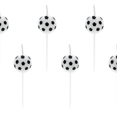 kuchenkerzen fussbaelle 5 stueck tortenkerzen ballonwerk