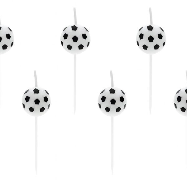 kuchenkerzen fussbaelle 5 stueck tortenkerzen ballonwerk