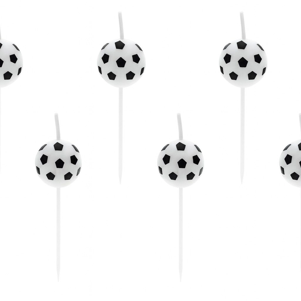 kuchenkerzen fussbaelle 5 stueck tortenkerzen ballonwerk