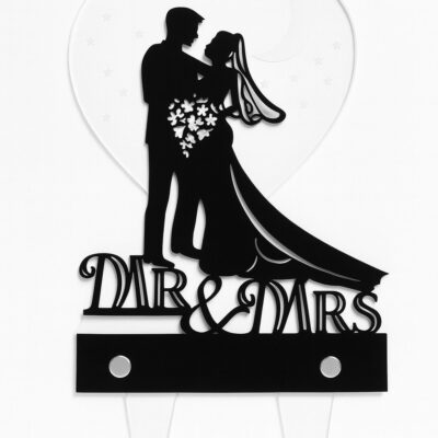 led cake topper braut braeutigam hochzeit dekoration