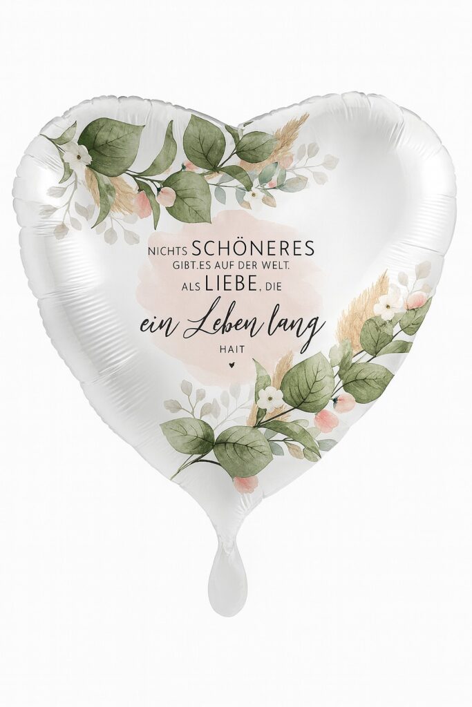 liebe die ein leben lang haelt 71cm ballon ballonwerk