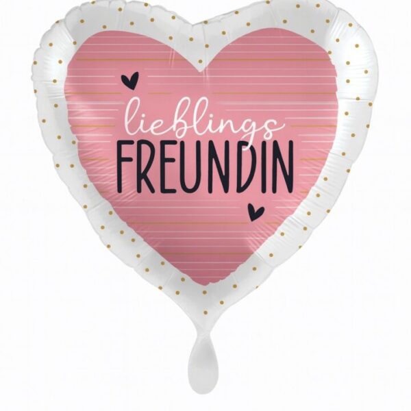 lieblingsfreundin ballon 43cm deko highlight ballonwerk