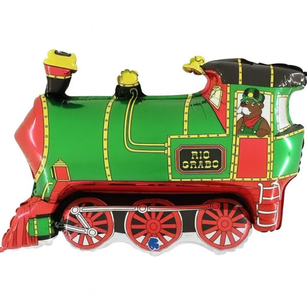 lokomotive 84cm ballon partydeko ballonwerk