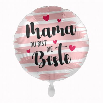 mama du bist die beste ballon 43cm deko highlight ballonwerk