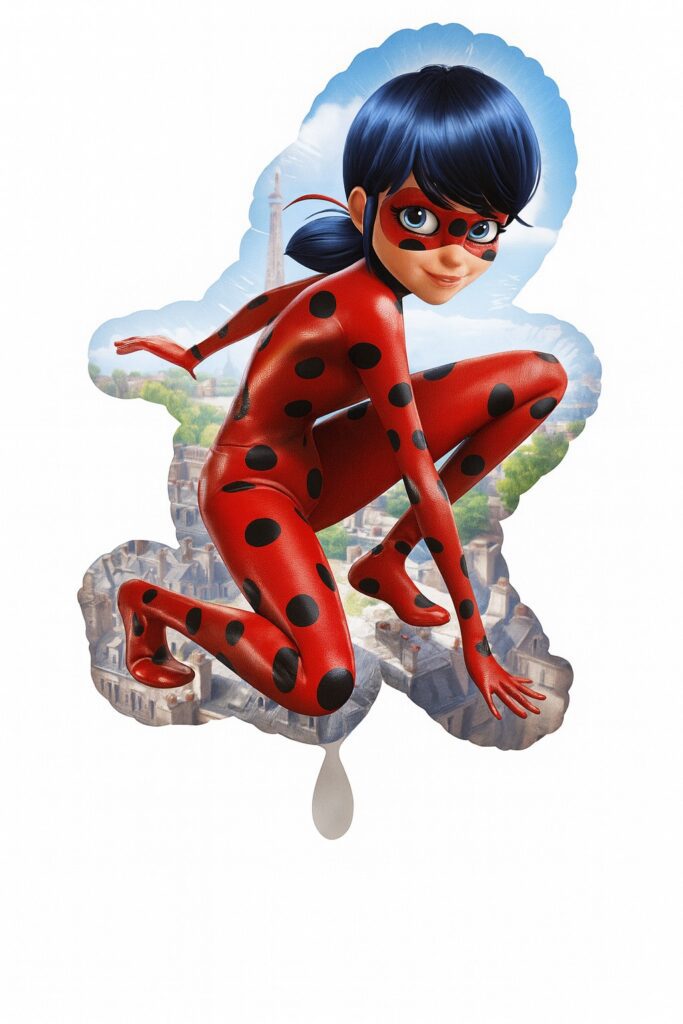 miraculous 86cm ballon partydekoration ballonwerk