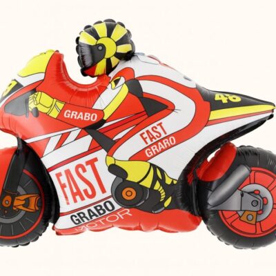 moto gp 74cm ballon partydeko ballonwerk