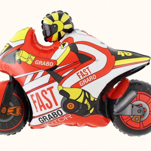 moto gp 74cm ballon partydeko ballonwerk