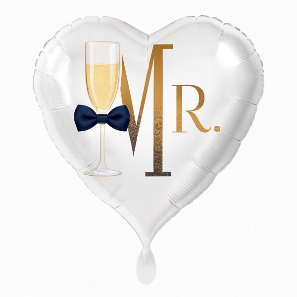 mr sektglas fliege 43cm ballon partydeko ballonwerk