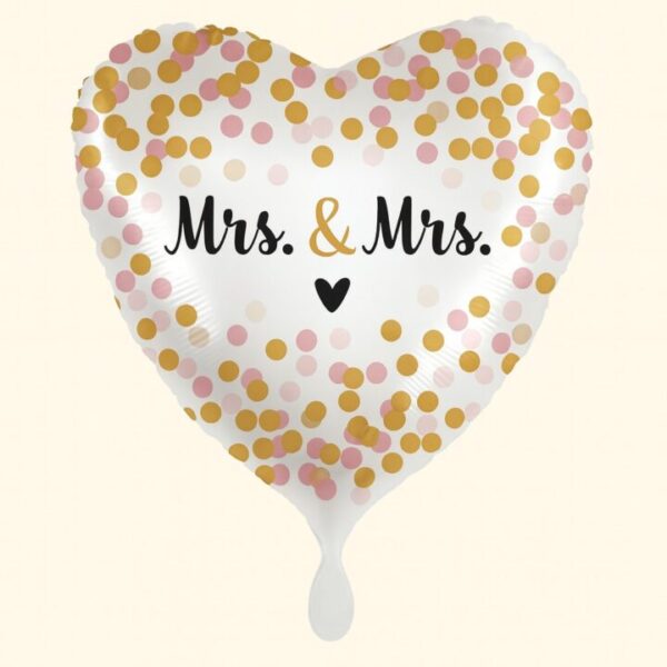 mrs mrs 43cm ballon partydeko ballonwerk