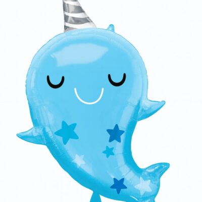 narwal baby 76cm ballon partydeko ballonwerk
