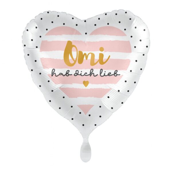 omi hab dich lieb ballon deko
