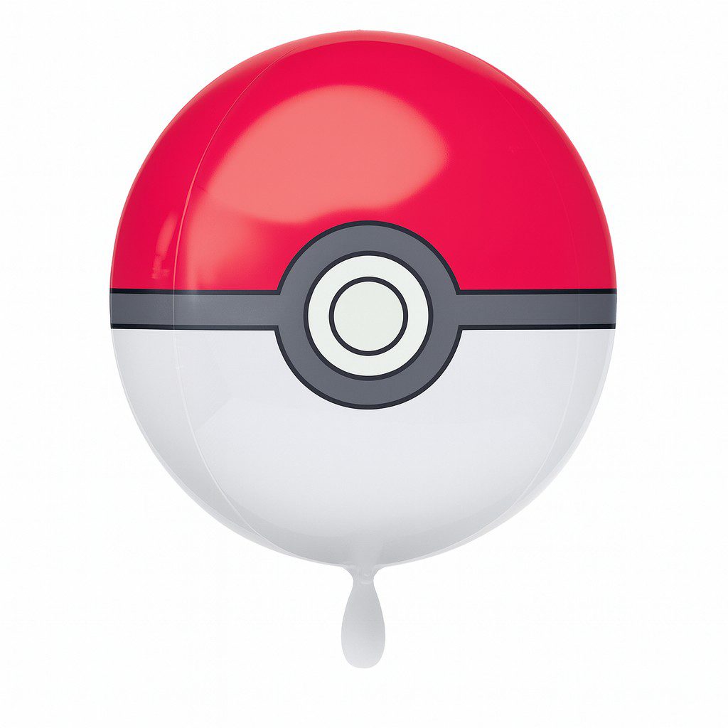 orbz pokeball 38x40cm ballon partydeko ballonwerk orbz pokeball 38x40cm ballon partydeko ballonwerk