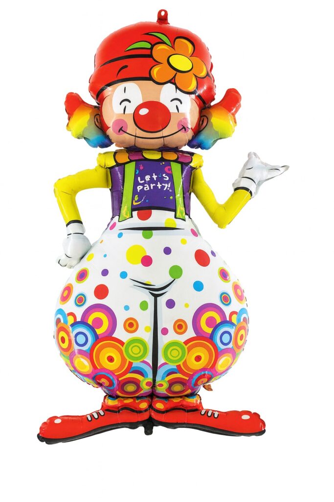 party clown 152cm xxl ballon feier ballonwerk