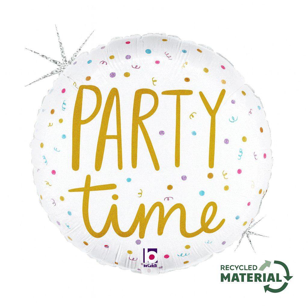 partytime 43cm ballon feier ballonwerk
